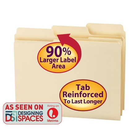 Smead Folder, File, Suprtab, Ltr, Mla Pk SMD10395